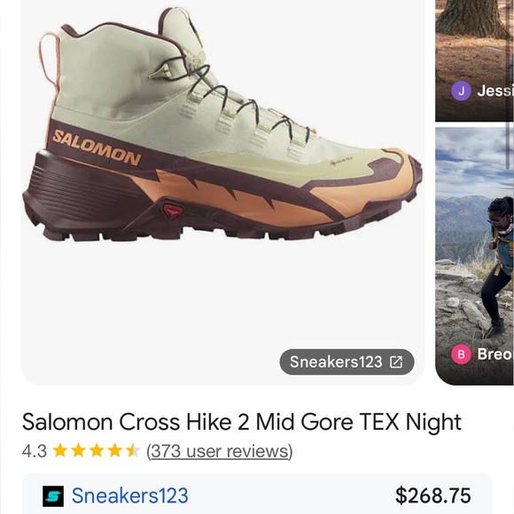 Salomon Cross Hike 2 Mid GORE-TEX Hiking Boots - Women's Size 8 - Picture 9 of 9